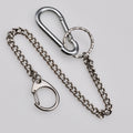 Medium Carabiner - Plain Steel with Chain
