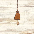 Ghost Halloween Rusty Metal Bell Chime