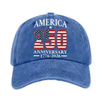 Vintage Adjustable America 250 Hat 250 Anniversary Baseball Cap Celebrating Independence Day
