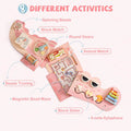 Pink Crocodile Wall-Mounted Busy Board Activity Center