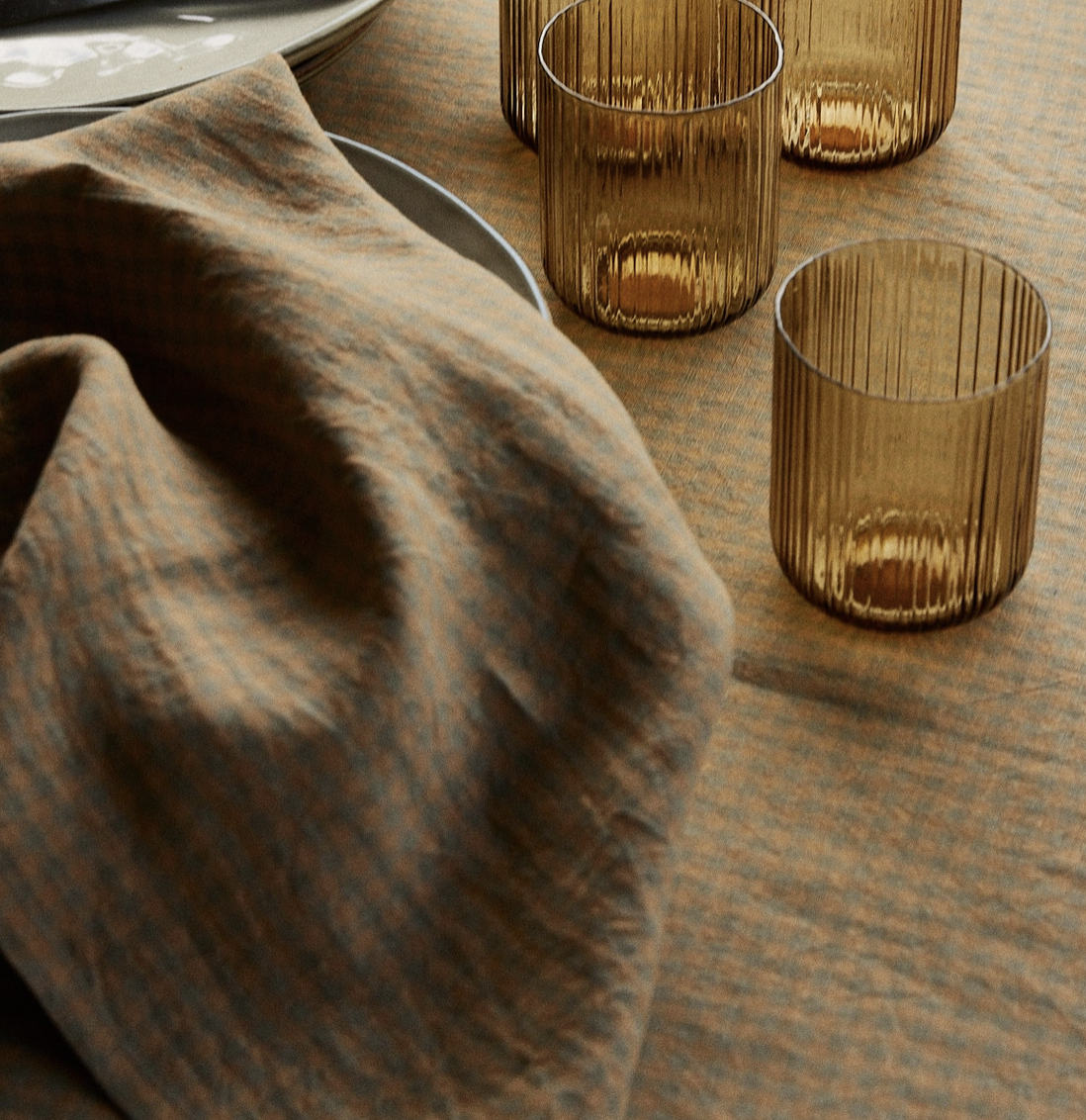 Gingham Linen Napkin