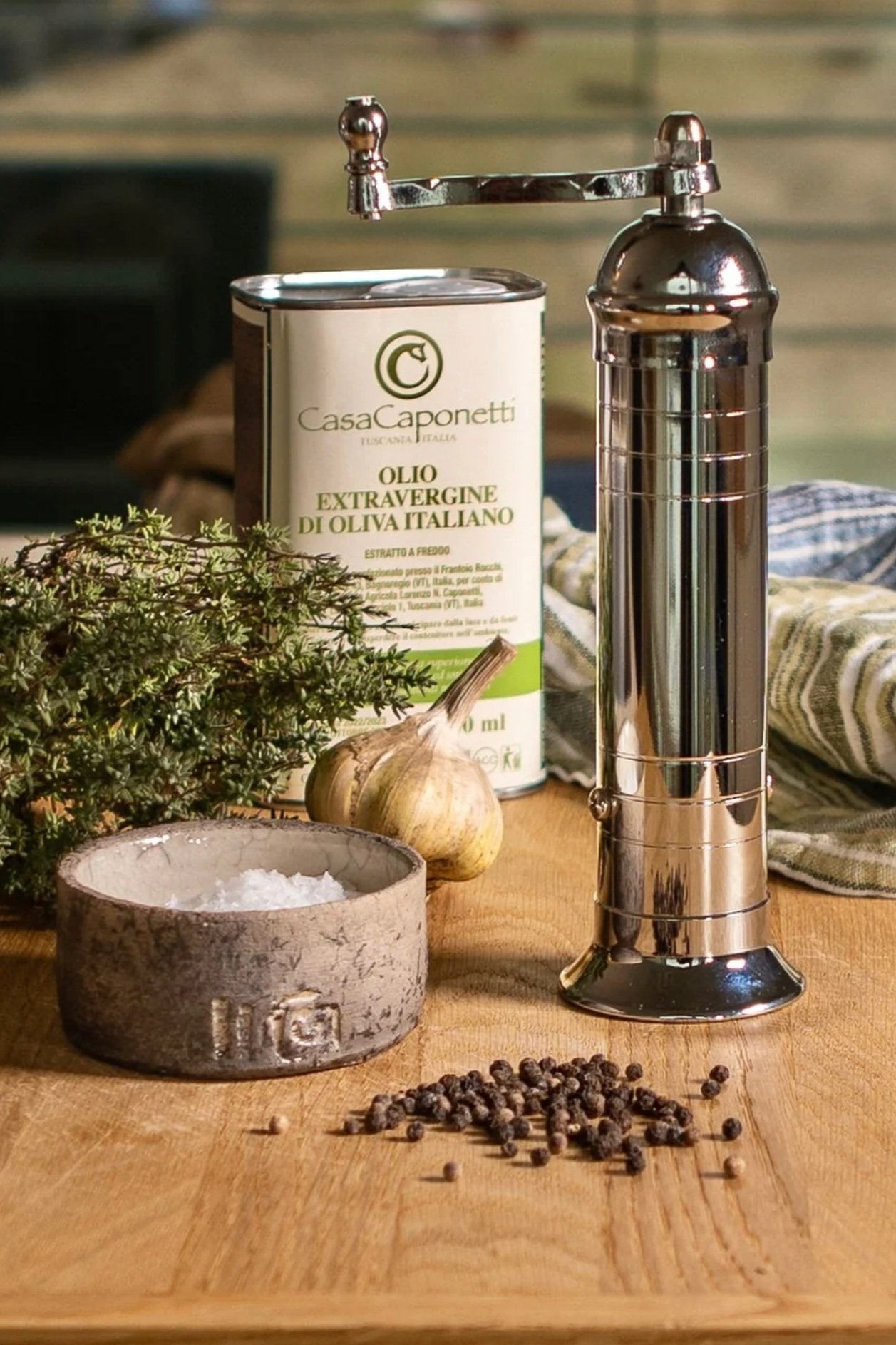 Chrome Salt and Pepper Mill