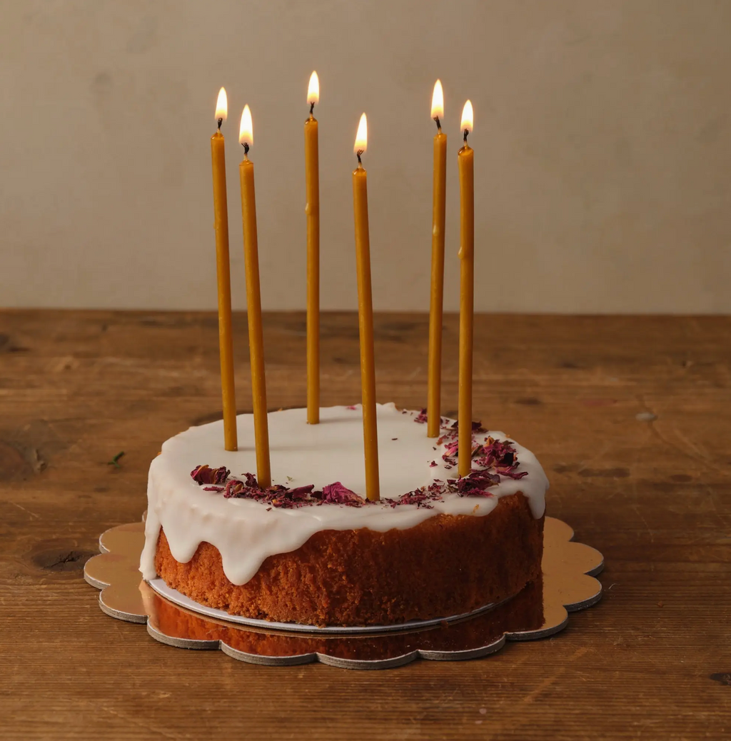 Beeswax Birthday Candles