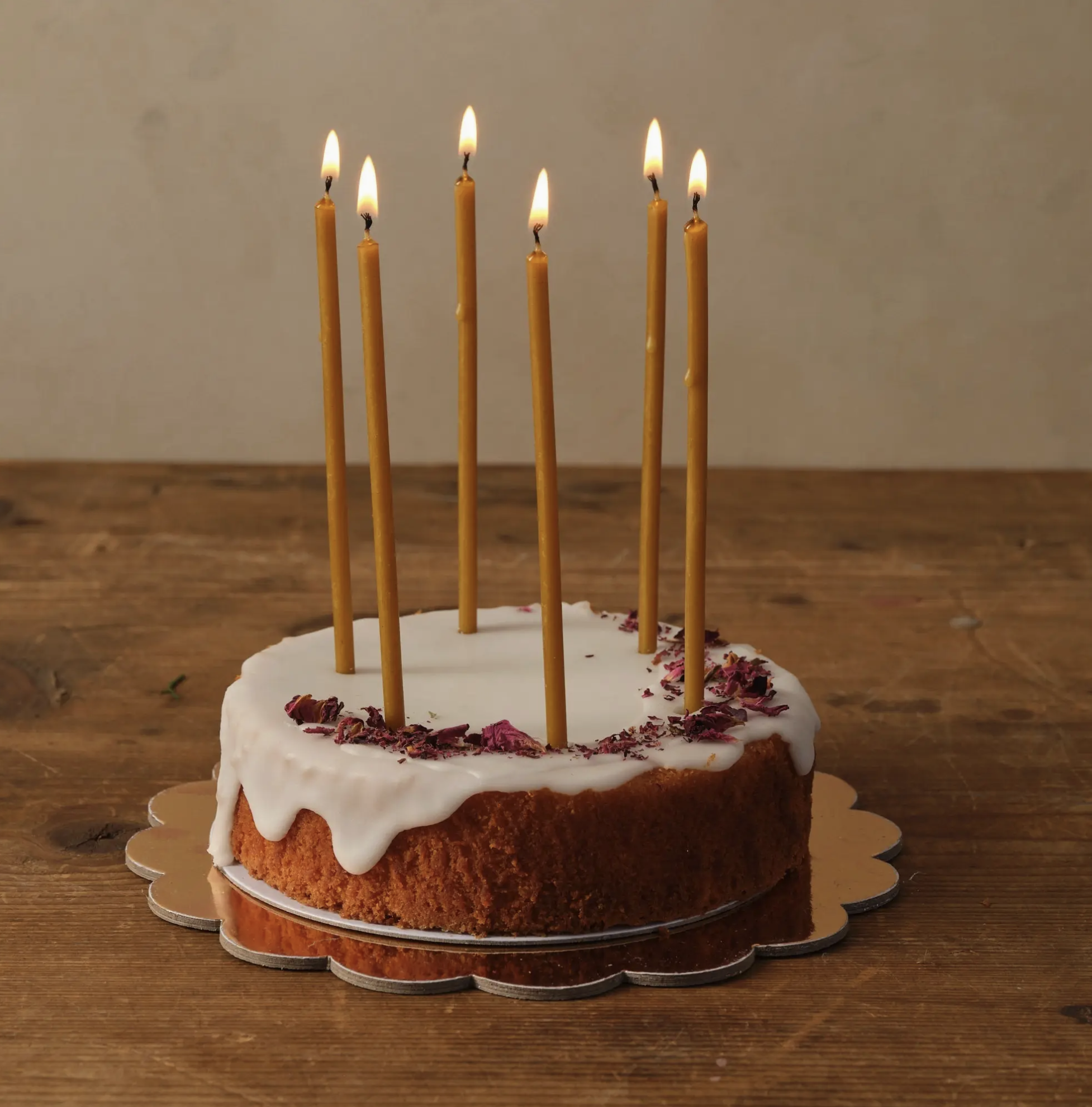 Beeswax Birthday Candles