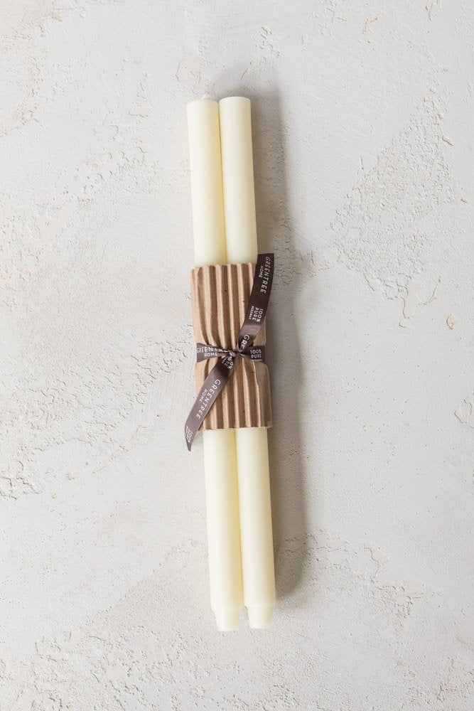 Beeswax Church Tapers 18"