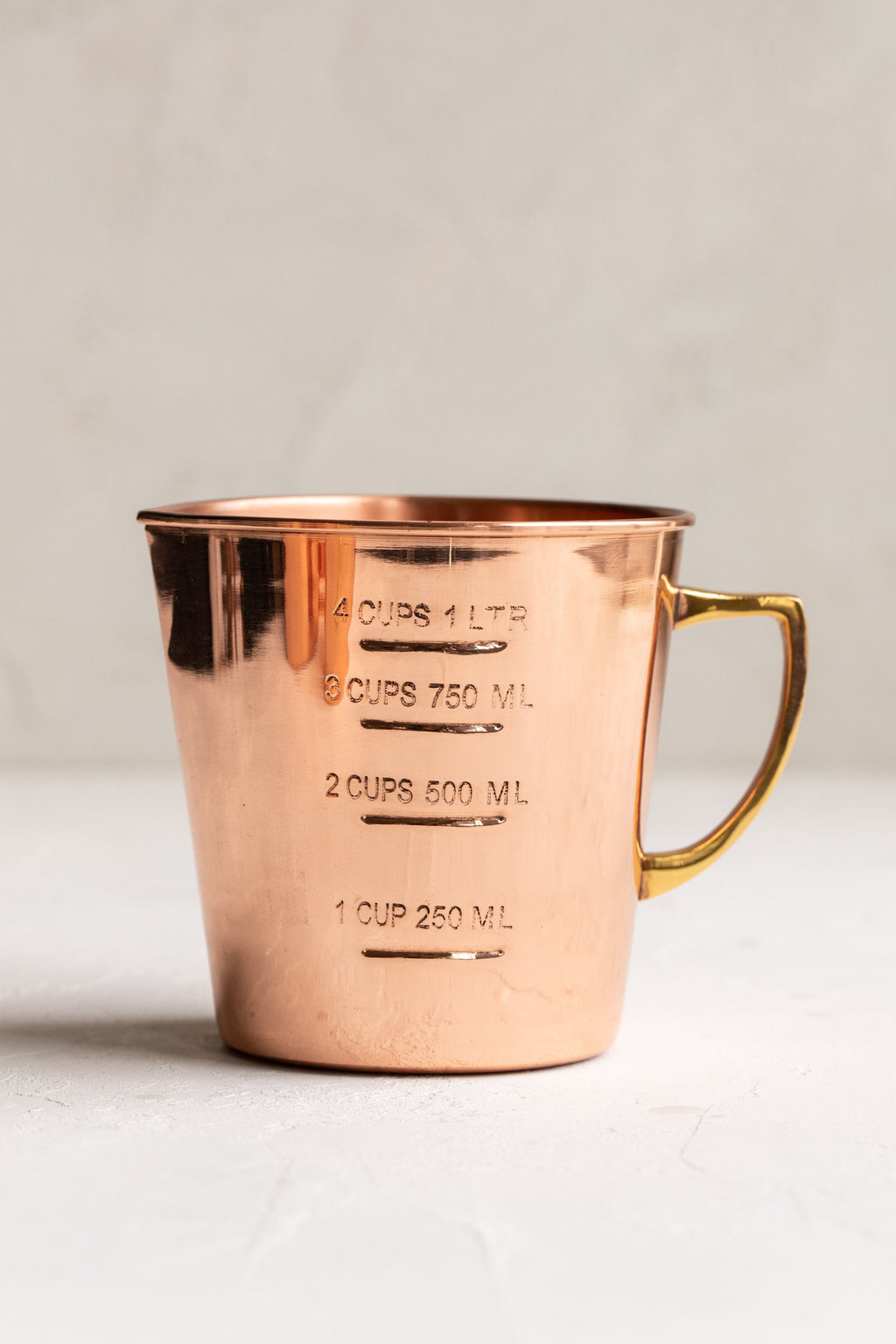 Copper Liquid Measuring Cups