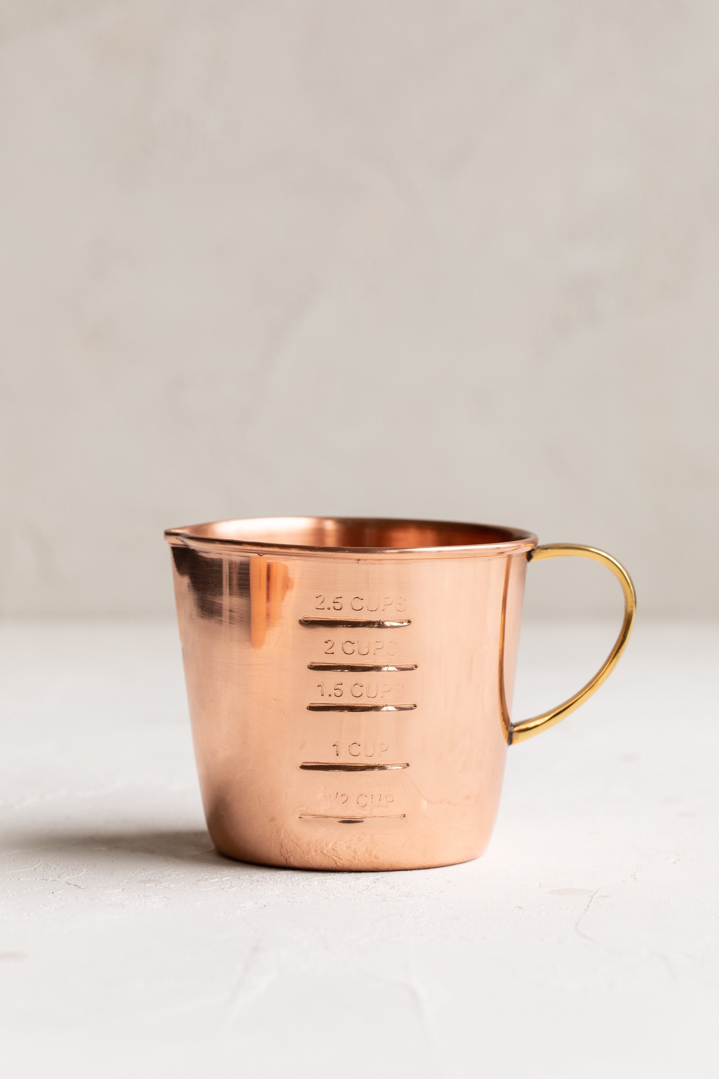 Copper Liquid Measuring Cups
