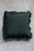 Anika Teal Ruffle Pillow