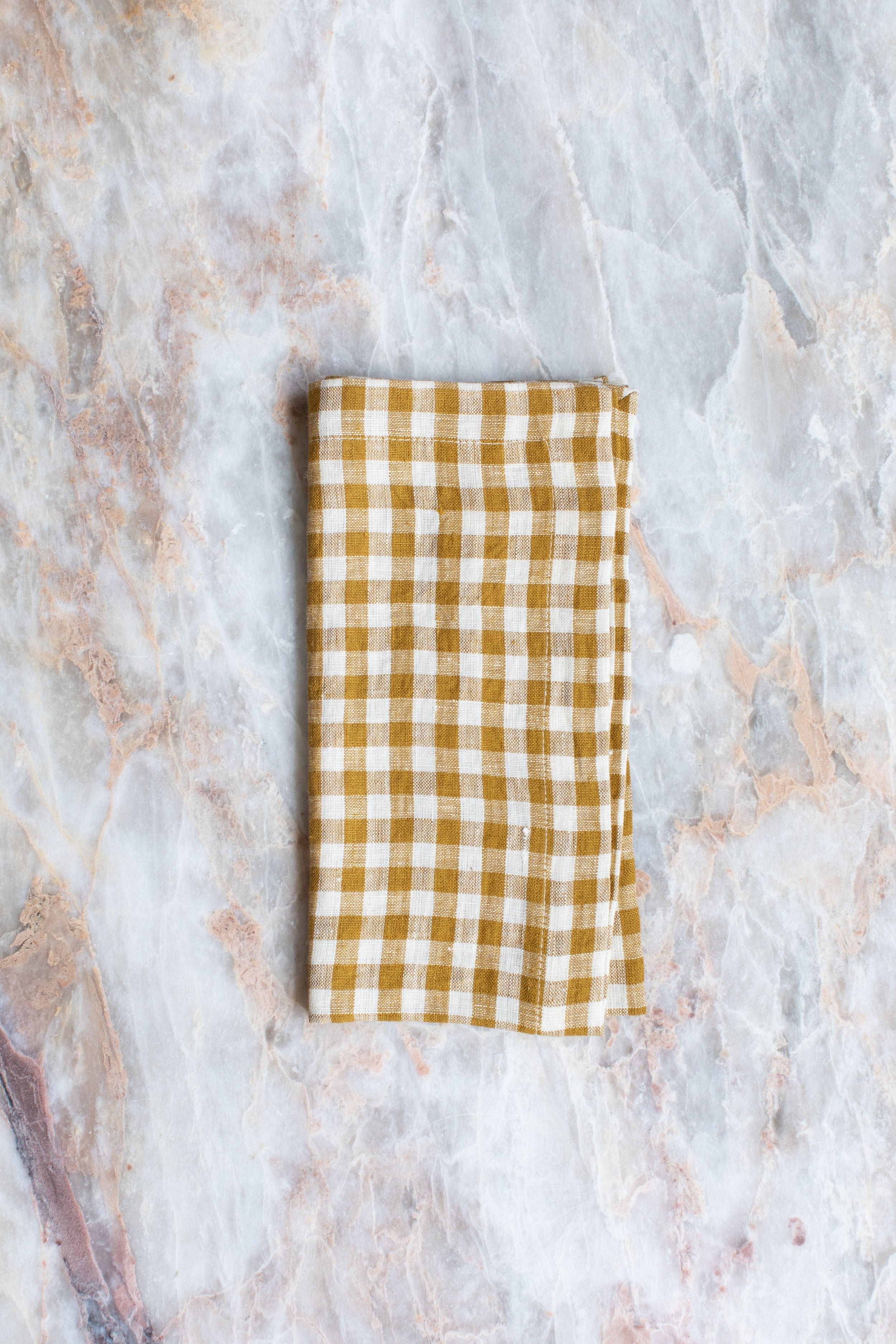 Gingham Linen Napkin