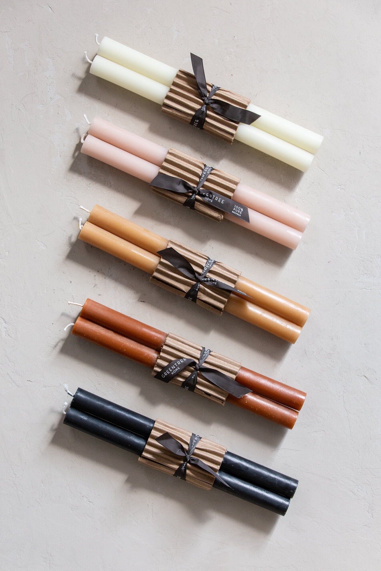 Beeswax Church Tapers 12"