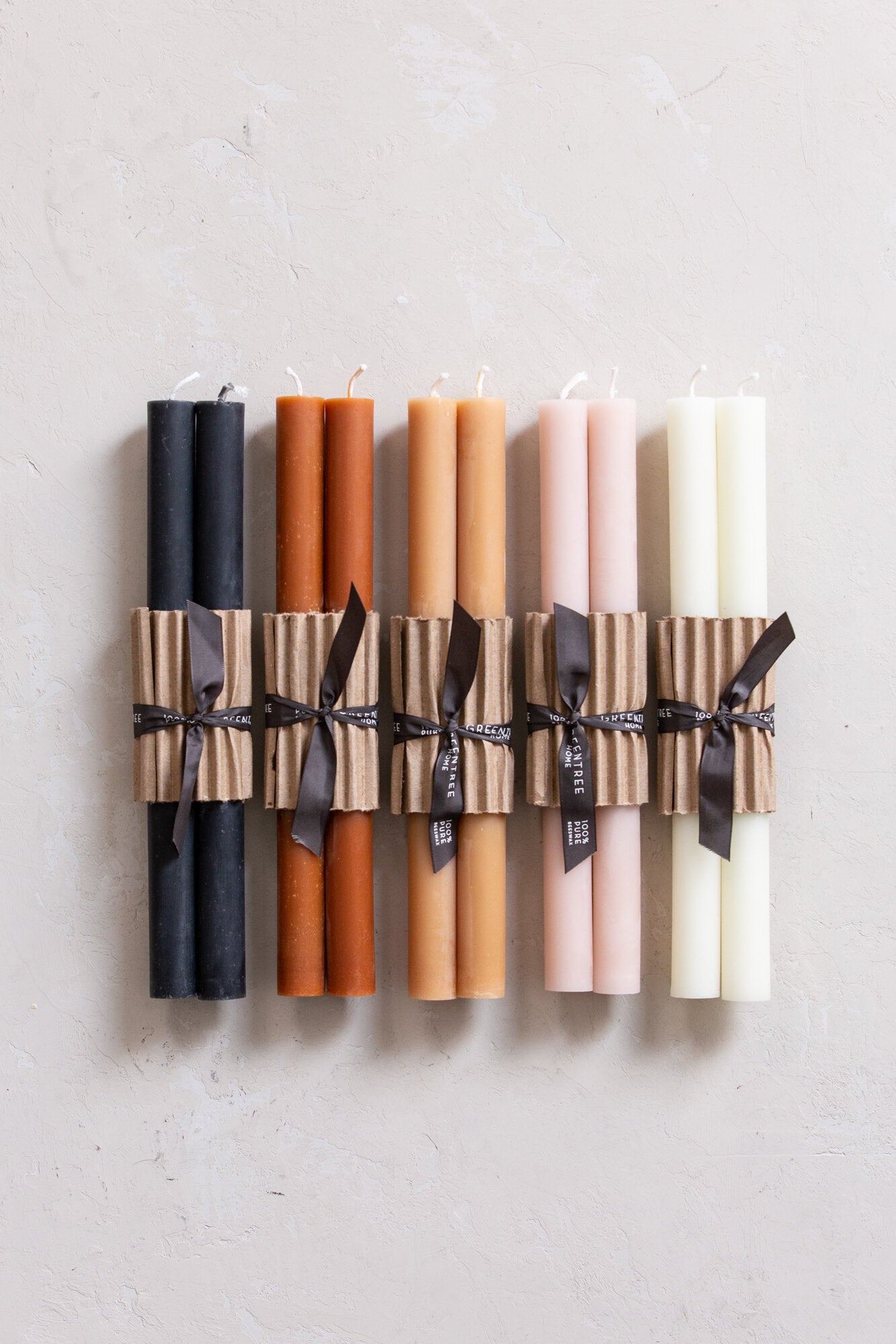 Beeswax Church Tapers 12"