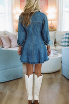 Every Moment Mini Dress - Denim