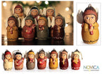 Christmas Holiday Ceramic Angel Ornaments Set of 7 'Angel Orchestra'