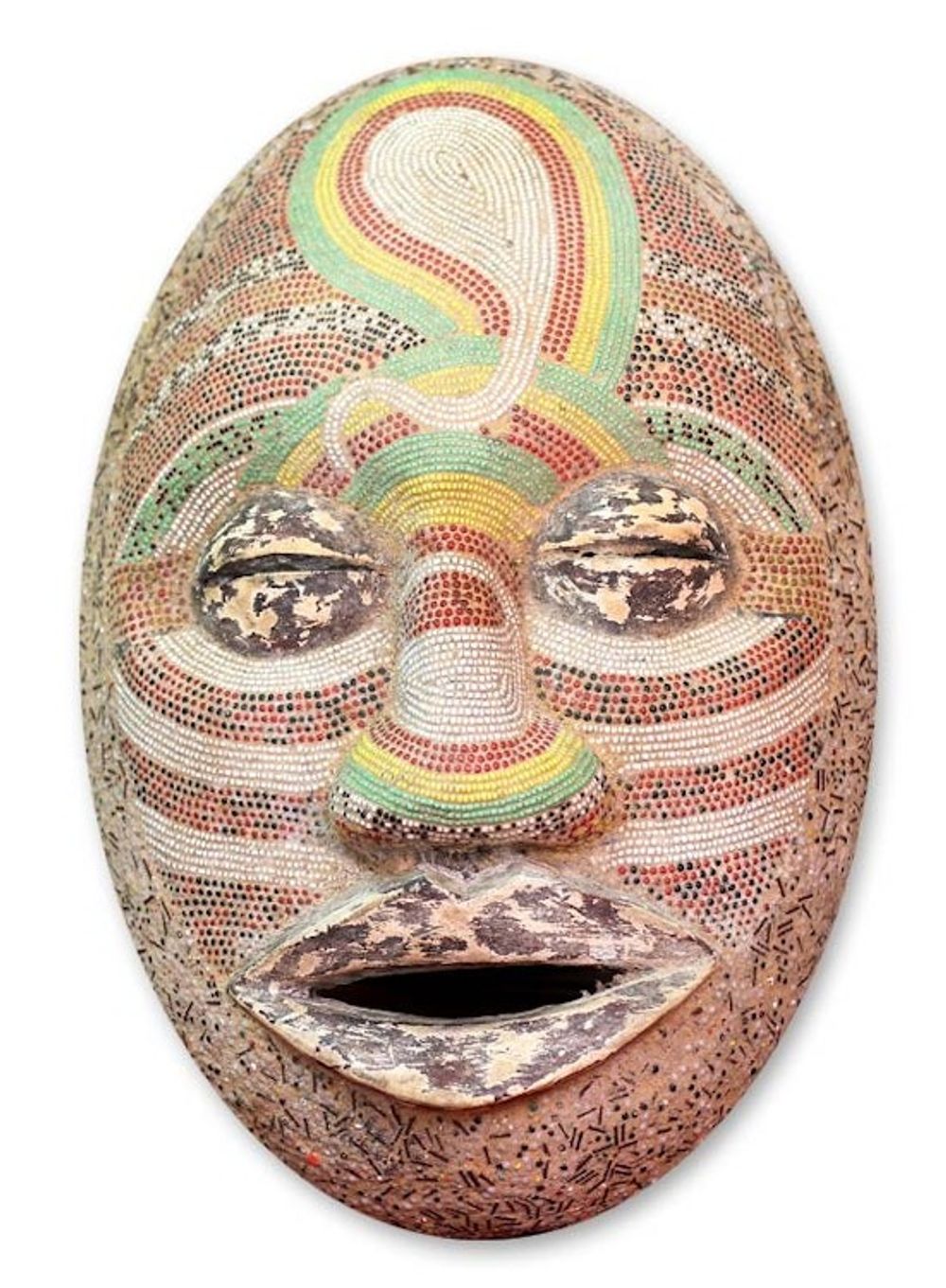 Congolese wood African mask 'Kasai River God'