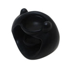Black Ceramic Oil Warmer from Bali 'Light in the Dark'