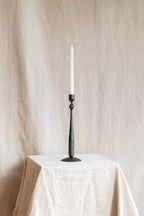 Forged Iron Ball Candle Holders