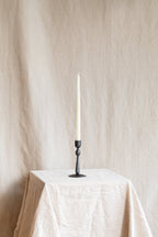Forged Iron Ball Candle Holders