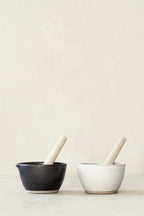 Black Japanese Mortar and Pestle