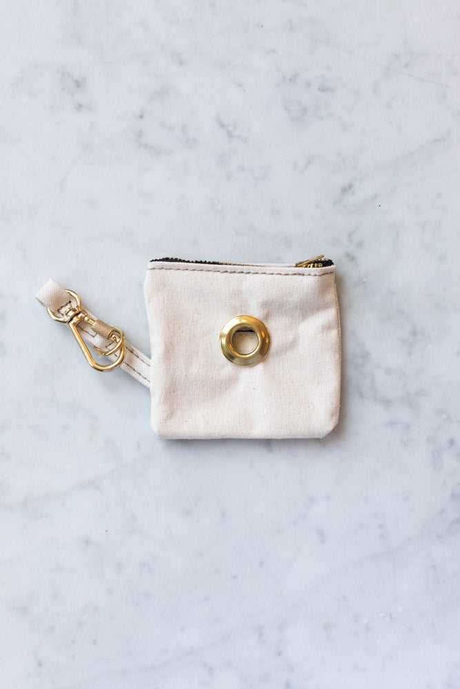 Canvas Poop Bag Pouch