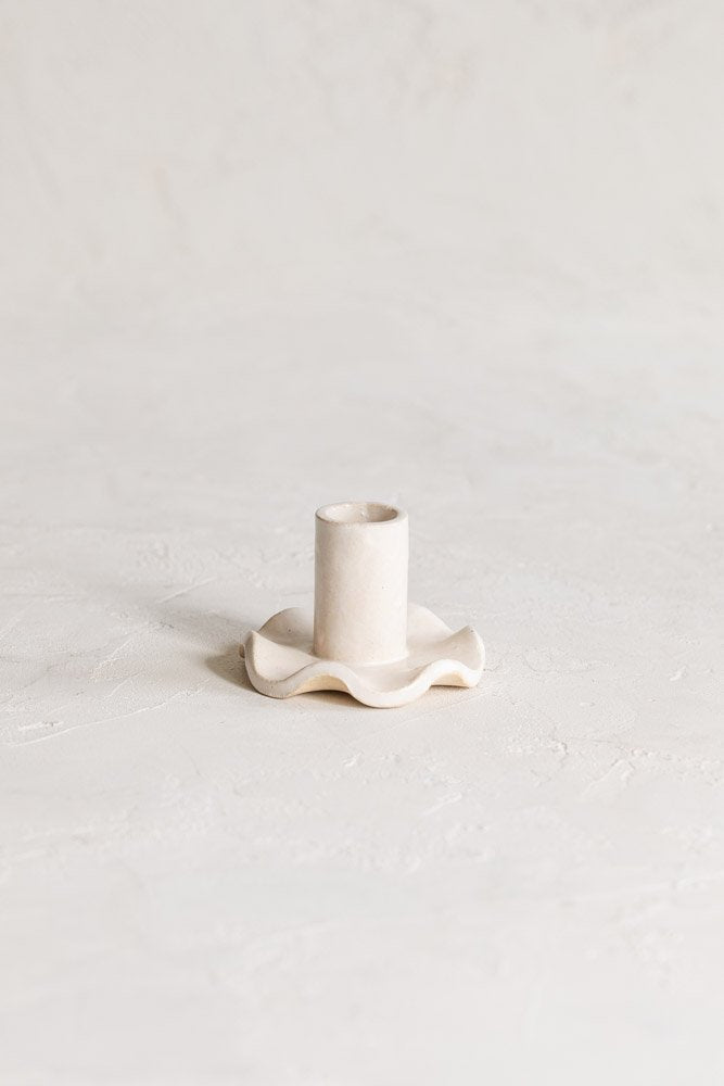 Ruffle Candle Holder