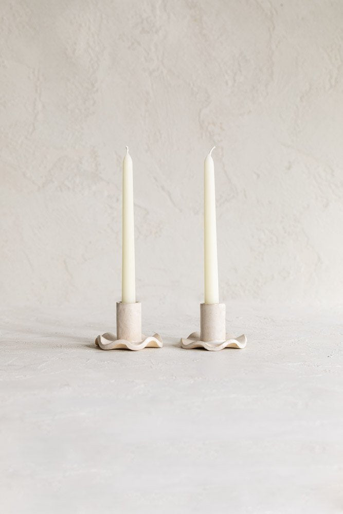 Ruffle Candle Holder