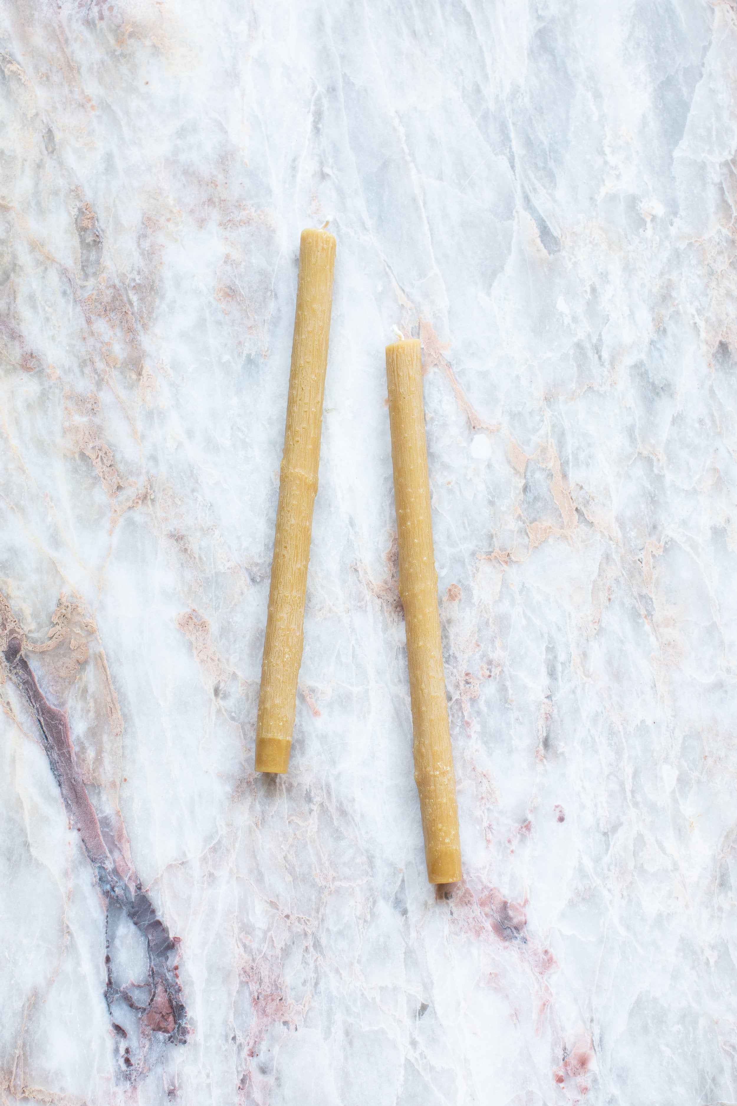 Twig Taper Beeswax Candles