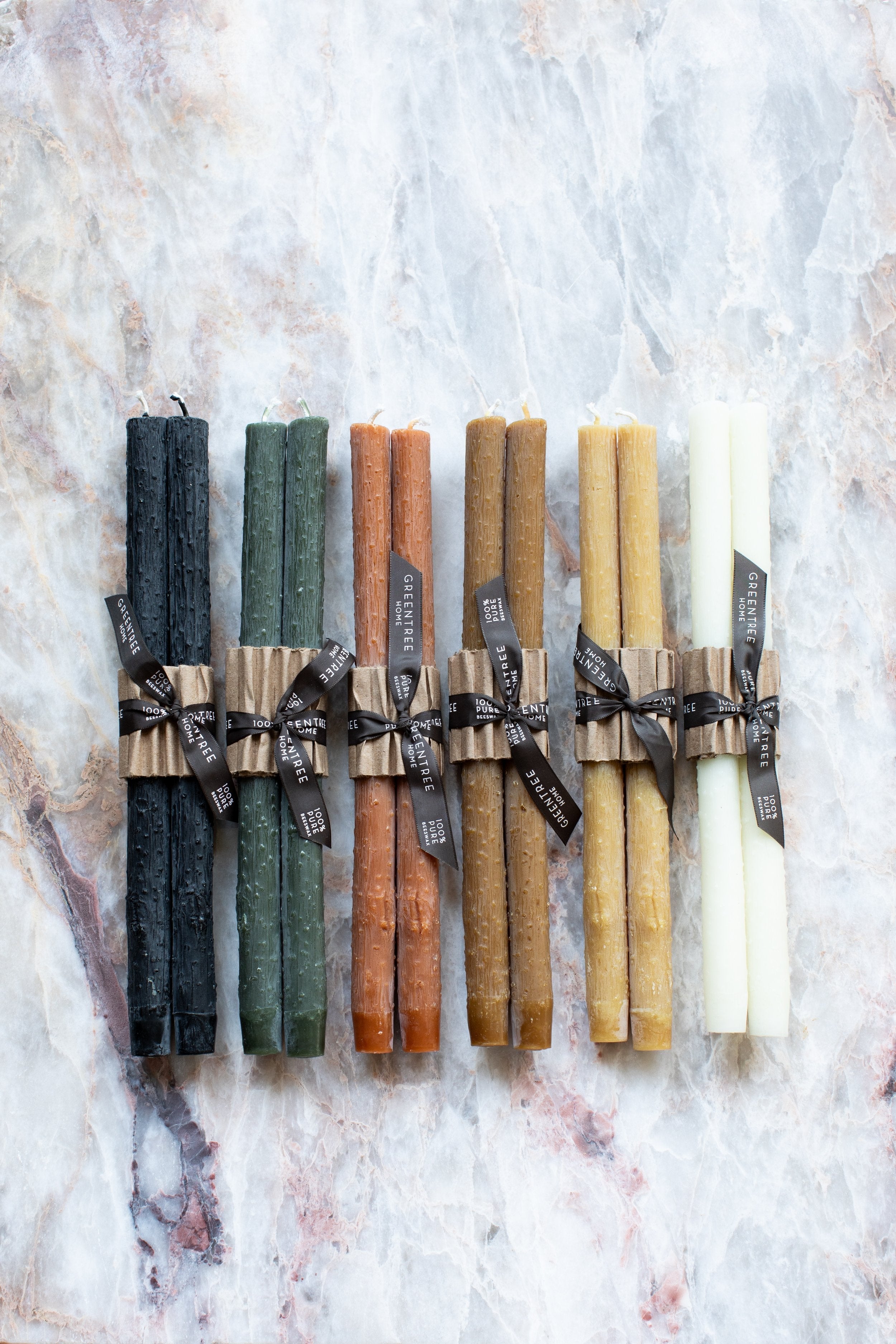 Twig Taper Beeswax Candles
