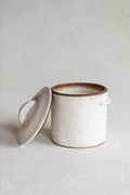Vintage Stoneware Lidded Crock