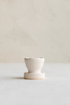 Grandmont Street Sculptural Candle Holder - White